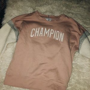 champion sherpa sleeved crew neck sweatshirt
